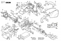 Bosch 0 601 273 741 GBS 100 AE Belt Sander GBS100AE Spare Parts